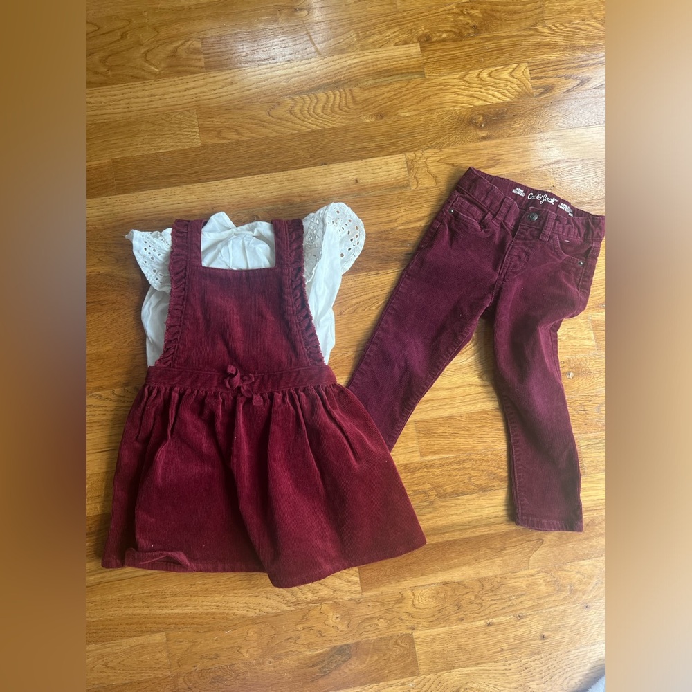 Cat and Jack 3t Lot Corduroy Pants Jumper